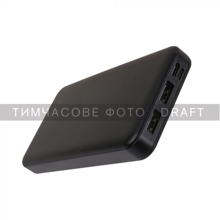 Акумулятор портативний літій-іонний Power Bank 2E Slim 10000mAh Black