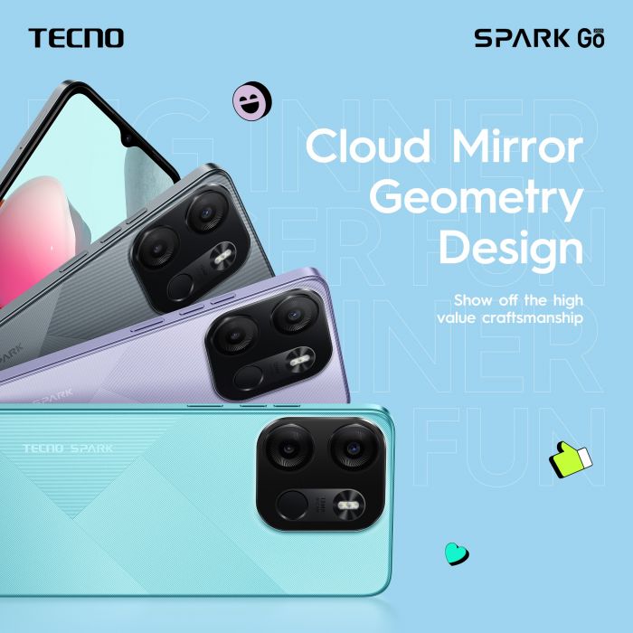 Смартфон TECNO Spark Go 2023 (BF7) 4/64Gb 2SIM Endless Black