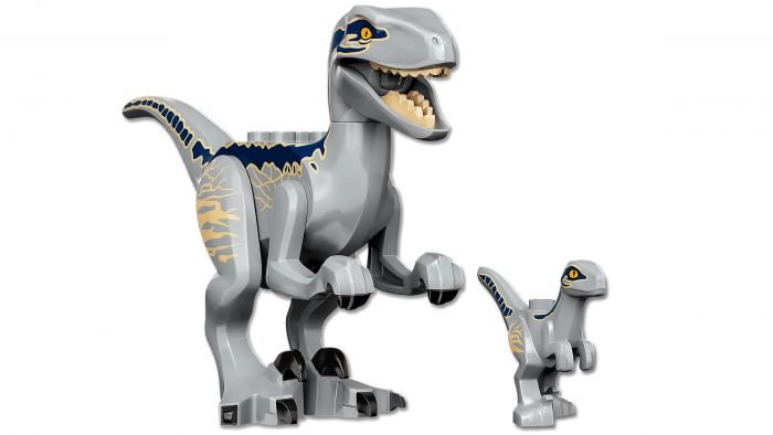 Конструктор LEGO Jurassic World Блу та впіймання бета-велоцираптора