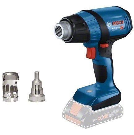 Фен будівельний Bosch GHG 18V-50 PROFESSIONAL, акумуляторный, 18 В, 300/500 °C, 175 л/хв, 0.59 кг, SOLO