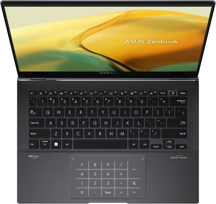 Ноутбук ASUS Zenbook 14 UM3402YA-KP246 14WQXGA IPS/AMD R5-5625U/16/512F/int/noOS/Black