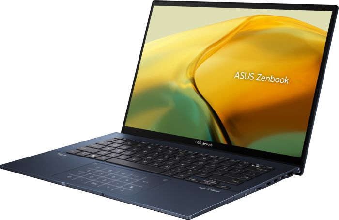 Ноутбук ASUS Zenbook 14 UX3402ZA-KP413W 14WQXGA IPS/Intel i7-1260P/16/1024F/int/W11/Blue