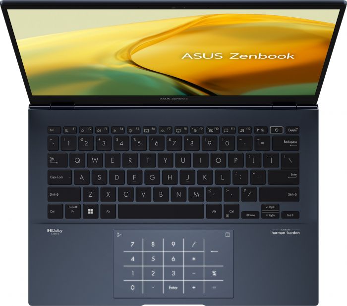 Ноутбук ASUS Zenbook 14 UX3402ZA-KP413W 14WQXGA IPS/Intel i7-1260P/16/1024F/int/W11/Blue