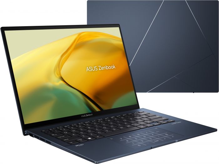 Ноутбук ASUS Zenbook 14 UX3402ZA-KP413W 14WQXGA IPS/Intel i7-1260P/16/1024F/int/W11/Blue