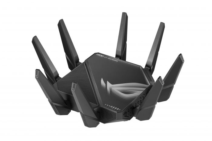 Маршрутизатор ASUS AXE16000 Wi-Fi 6E 4xGE LAN 1x2.5GE WAN 2x10GE LAN/WAN 1xUSB3.2 1xUSB2.0 MU-MIMO OFDMA MESH gaming