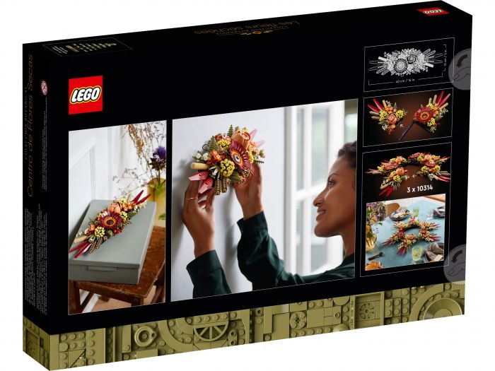 Конструктор LEGO Icons Ікебана з сухоцвітів