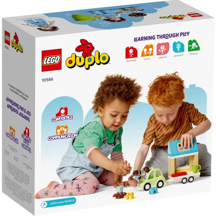 Конструктор LEGO DUPLO Town Сімейний будинок на колесах