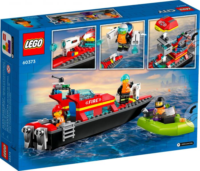 Конструктор LEGO City Човен пожежної бригади