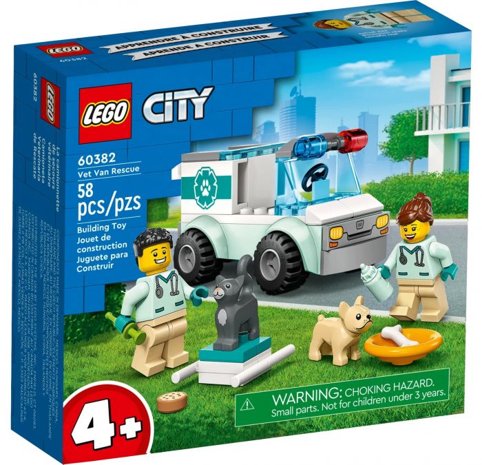 Конструктор LEGO City Фургон ветеринарної швидкої допомоги