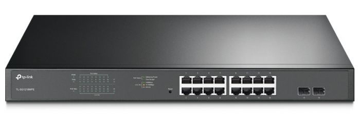 Комутатор TP-LINK TL-SG1218MPE 16xGE/PoE+ 192W 2xcomboGE/SFP EasySmart 19" 1U