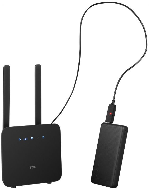 Маршрутизатор TCL LINKHUB 4G LTE Wi-Fi (HH42CV2)+Powerbank 15000мАгод+USB кабель 5V-12V