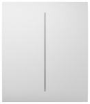 Кнопка центральна для двоклавішного вимикача Ajax CenterButton 2-gang for LightSwitch, Jeweler, бездротовий, білий