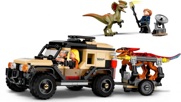 Конструктор LEGO Jurassic World Перевезення пірораптора та дилофозавра