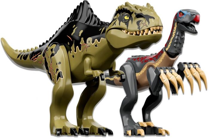 Конструктор LEGO Jurassic World Атака гігантозавра та теризинозавра