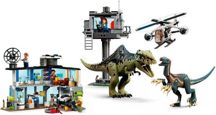 Конструктор LEGO Jurassic World Атака гігантозавра та теризинозавра