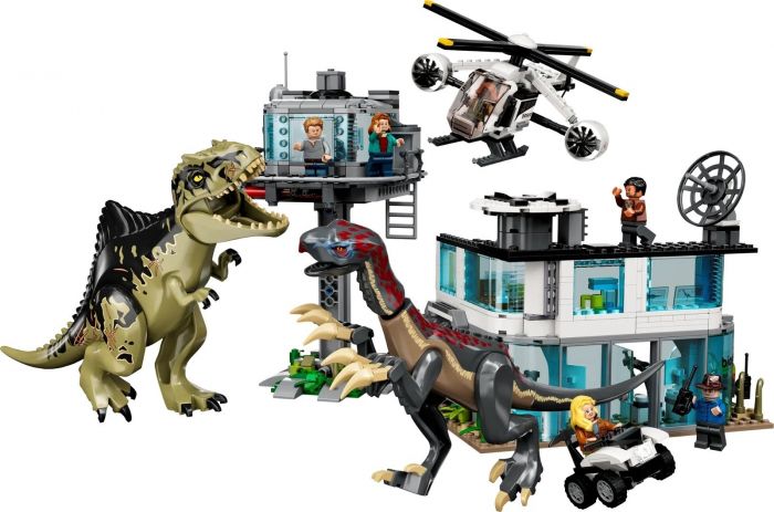 Конструктор LEGO Jurassic World Атака гігантозавра та теризинозавра