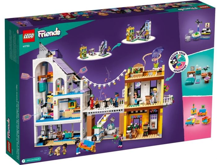 Конструктор LEGO Friends Квіткові та дизайнерські крамниці у центрі міста