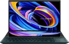 Ноутбук ASUS Zenbook Pro Duo UX582ZM-KY083W 15.6FHD Touch OLED/Intel i7-12700H/32/1024F/NVD3060-6/W11/Blue