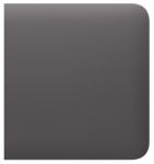 Кнопка бічна для одноклавішного вимикача прохідного типу Ajax SideButton 1-gang 2-way for LightSwitch Jeweler, бездротовий, grey