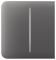 Кнопка бічна для двоклавішного вимикача Ajax SideButton 2-gang for LightSwitch Jeweler, бездротовий, grey