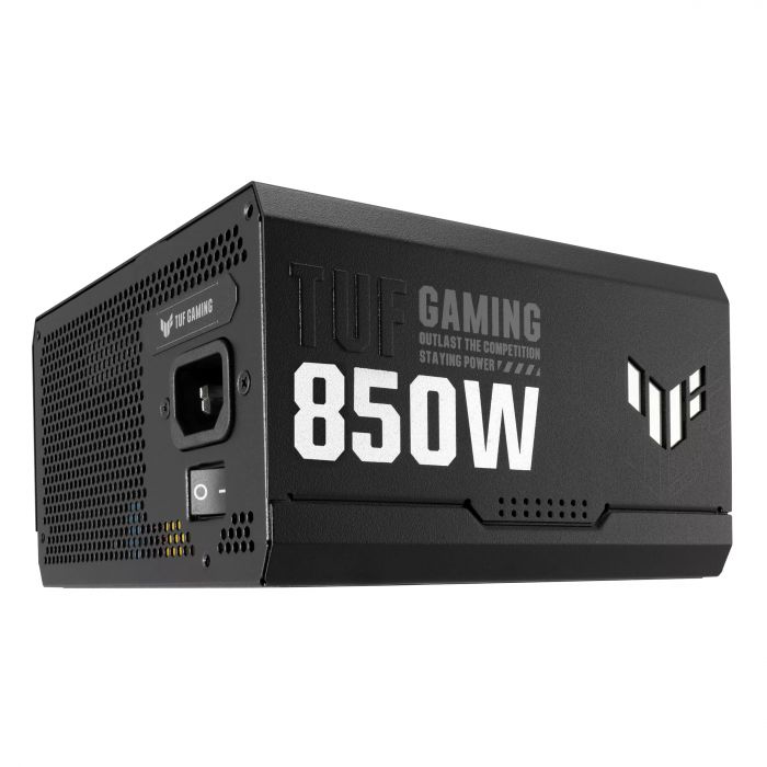 Блок живлення ASUS TUF GAMING  (850W), >90%, 80+ Gold, 135мм, 1xMB 24pin(20+4), 2xCPU 8pin(4+4), 4xMolex, 5xSATA, 3xPCIe 8pin(6+2), TUF-GAMING-850G