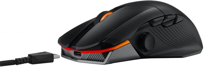 Миша ASUS ROG Chakram X Origin RGB USB/WL/BT Black