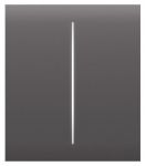 Кнопка центральна для двоклавішного вимикача Ajax CenterButton 2-gang for LightSwitch, Jeweler, бездротовий, grey