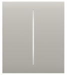 Кнопка центральна для двоклавішного вимикача Ajax CenterButton 2-gang for LightSwitch, Jeweler, бездротовий, oyster