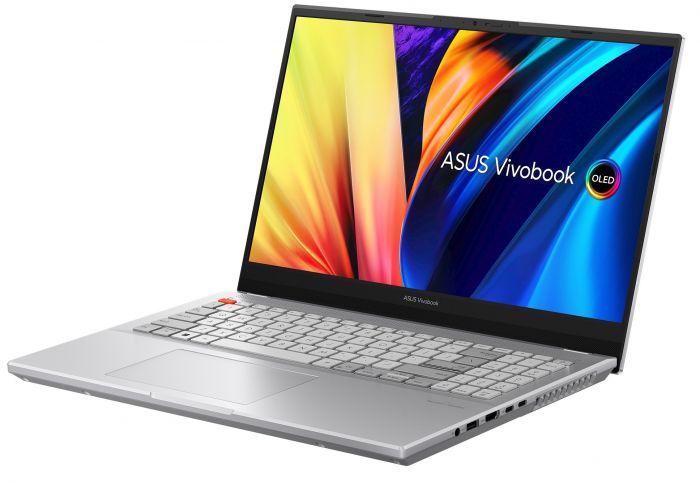 Ноутбук ASUS Vivobook Pro K6501ZM-MA165 15.6 2.8K OLED/Intel i7-12700H/32/1024F/NVD3060-6/noOS/Silver