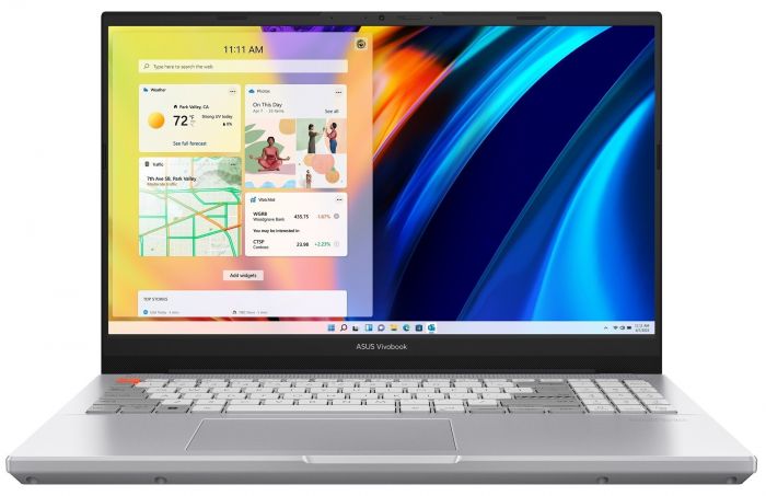 Ноутбук ASUS Vivobook Pro K6501ZM-MA165 15.6 2.8K OLED/Intel i7-12700H/32/1024F/NVD3060-6/noOS/Silver