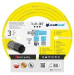 Набір для поливу Cellfast PLUS 1/2”, 25м з зрошувачем та комплектом для підключення, шланг 3-х шаровий, -10…+50°C Набір для поливу Cellfast PLUS 1/2”, 25м з зрошувачем та комплектом для підключення, шланг 3-х шаровий, -10…+50°C