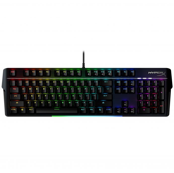 Клавіатура HyperX Alloy MKW100 TTC Red USB RGB ENG/RU, Black