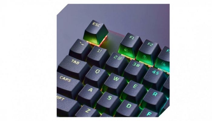 Клавіатура HyperX Alloy Origins Core PBT Aqua USB RGB ENG/RU Black