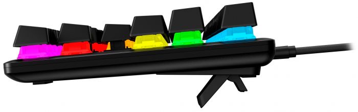 Клавіатура HyperX Alloy Origins Core PBT Aqua USB RGB ENG/RU Black