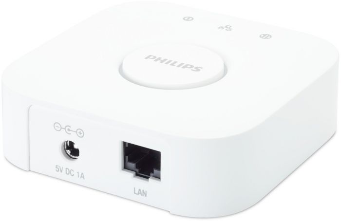 Набір Philips Hue (Bridge, лампа E27 White 2шт, лампа GU10 White 2шт)