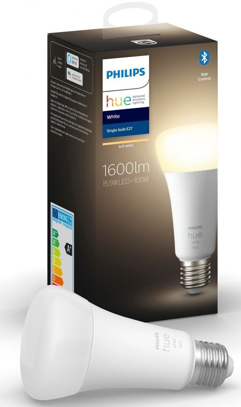 Набір Philips Hue (Bridge, лампа E27 White 2шт, лампа E27 15.5W White 2шт)