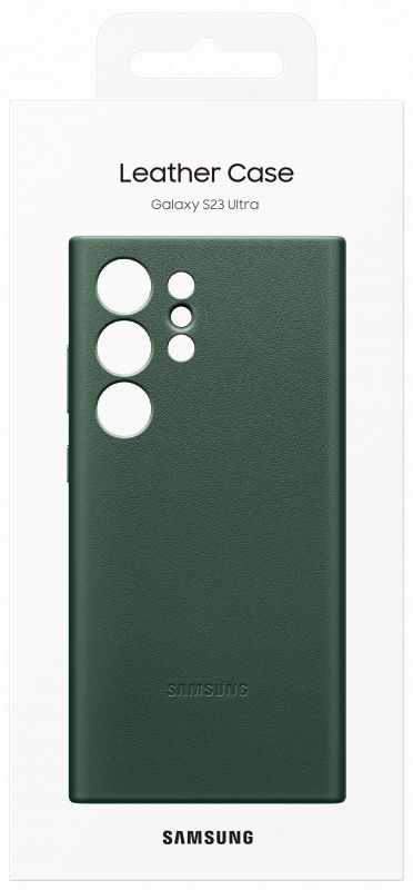 Чохол Samsung Leather Case для смартфона Galaxy S23 Ultra (S918) Green
