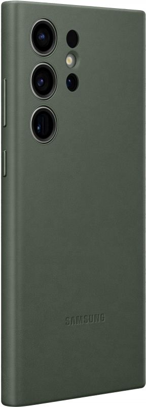 Чохол Samsung Leather Case для смартфона Galaxy S23 Ultra (S918) Green