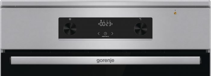 Плита Gorenje MEKIS6101I електрична індукційна, 71л, 60x60см, дисплей, IconLed, нерж