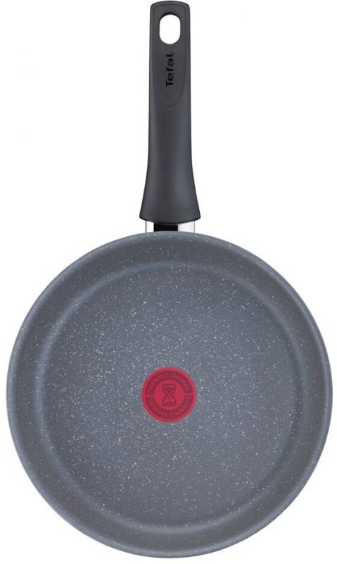 Сковорода Tefal Healthy Chef, 26см, покриття Titanium Mineralia+, алюм., індукція, Thermo-Spot, мармур