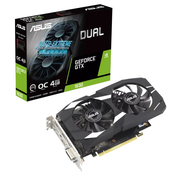 Відеокарта ASUS GeForce GTX 1630 4GB GDDR6 DUAL OC DUAL-GTX1630-O4G