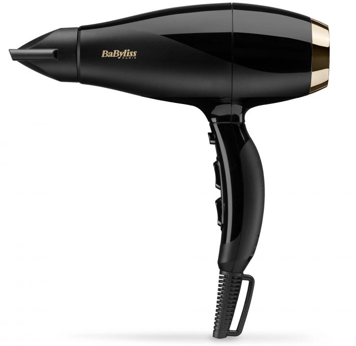 Фен Babyliss, 6714E, 2300Вт, 2 концентратори, чорний