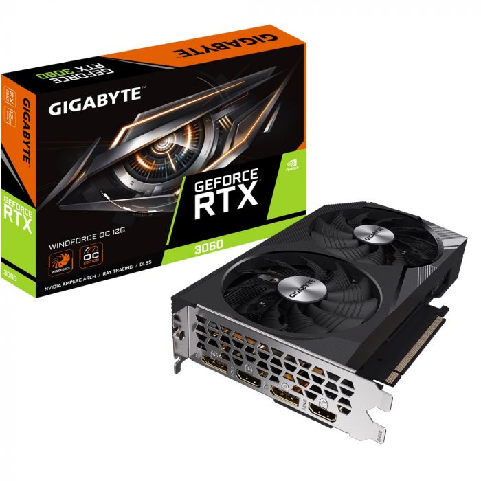 Відеокарта GIGABYTE GeForce RTX 3060 12GB GDDR6 WINDFORCE OC