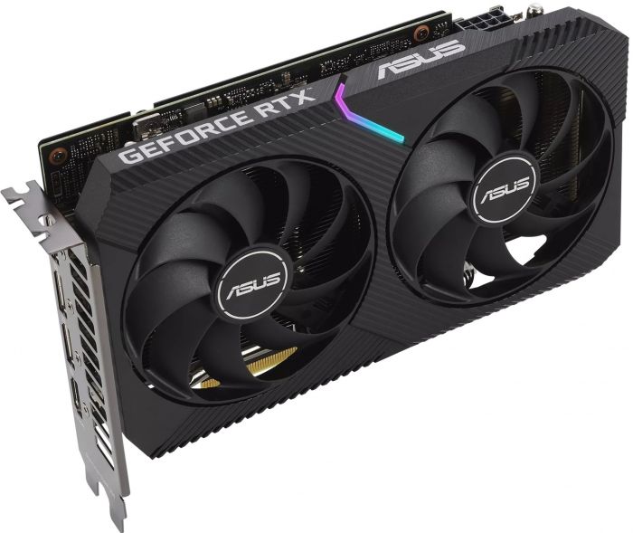 Вiдеокарта ASUS GeForce RTX 3060 8GB GDDR6 DUAL OC DUAL-RTX3060-O8G