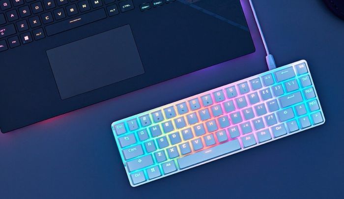 Клавіатура ASUS ROG Falchion Ace LED 68key NX RD USB White