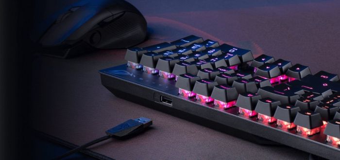 Клавіатура ASUS ROG Strix Scope LED 104key RX RD USB UA Black