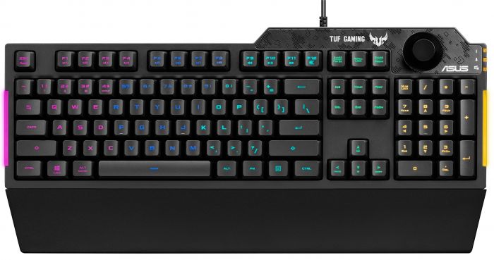 Клавіатура ASUS TUF Gaming K1 RGB 104key USB UA Black