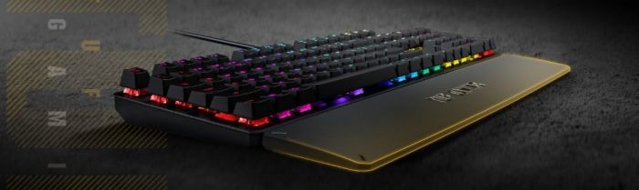 Клавіатура ASUS TUF Gaming K3 RGB 104key Kailh RD USB UA Black