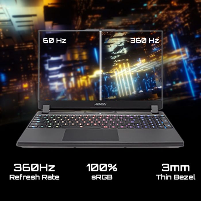 Ноутбук AORUS 17.3 FHD 360Hz/Intel i7-13700H/16/1TB/NVD4080-12/W11