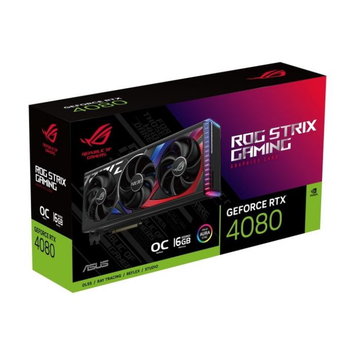 Відеокарта ASUS GeForce RTX 4080 16GB GDDR6X GAMING OC ROG-STRIX-RTX4080-O16G-GAMING